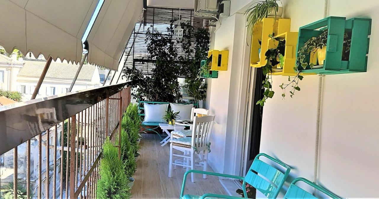 Aay- Best Corfu Town & Sea Apart 2Bedroom Renovated + Lift / Comfy&Design+Wifi Екстер'єр фото